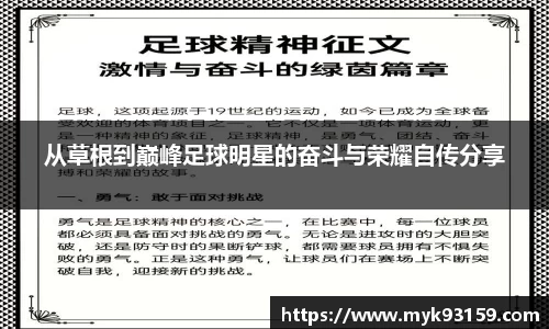 从草根到巅峰足球明星的奋斗与荣耀自传分享